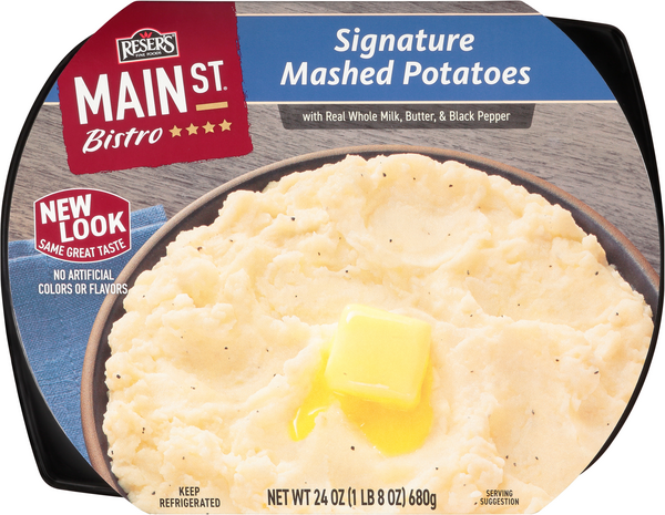 Main St Bistro Mashed Potatoes, Signature, Family Size 32 Oz, Fresh Side  Dishes