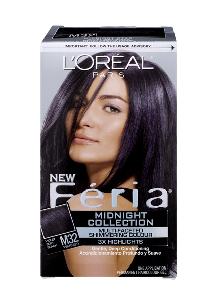 black violet hair color feria