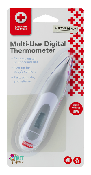 American Red Cross 10 Second Digital Thermometer 