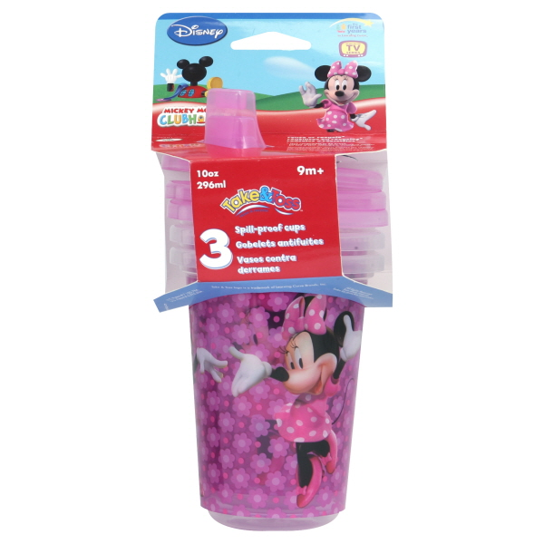 First Years Disney Minnie Take & Toss Sippy Cup - 3Ct