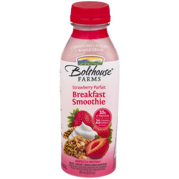 Bolthouse Farms Breakfast Smoothie Strawberry Parfait Fruit + Yogurt