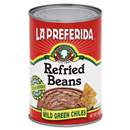 La Preferida Refried Beans with Mild Green Chiles