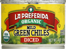 La Preferida Organic Mild Green Chiles Diced