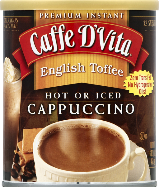 Caffe D'Vita English Toffee Cappuccino HyVee Aisles Online Grocery