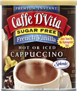 Caffe D'Vita Sugar Free French Vanilla Cappuccino
