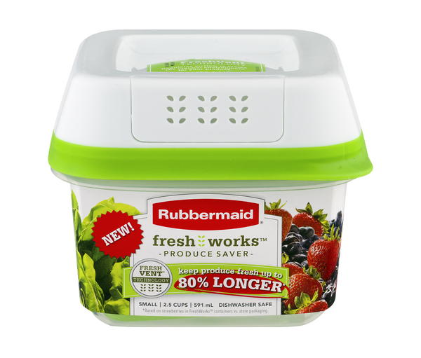 Keep Produce Fresh Longer with Rubbermaid FreshWorks Produce