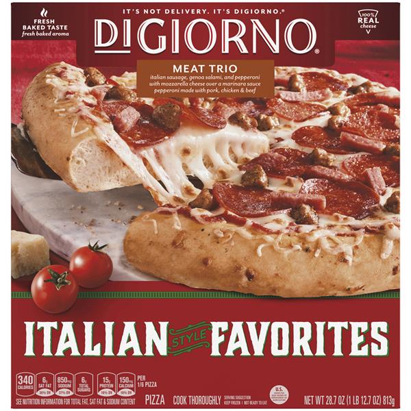 DiGiorno Italian Style Favorites Meat Trio Pizza | Hy-Vee Aisles Online ...