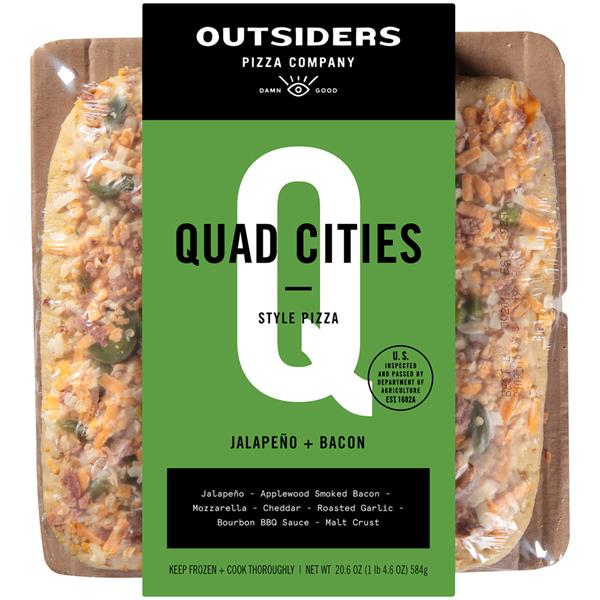 Outsiders Pizza Company Jalapeno + Bacon Quad Cities Style Frozen