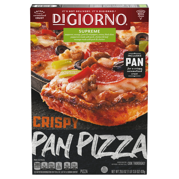 DiGiorno Crispy Pan Supreme Frozen Pizza 29.6 oz. Box | Hy-Vee