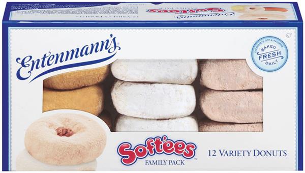 Entenmann's Soft'ees Donuts Variety Pack - 12 CT | Hy-Vee ...