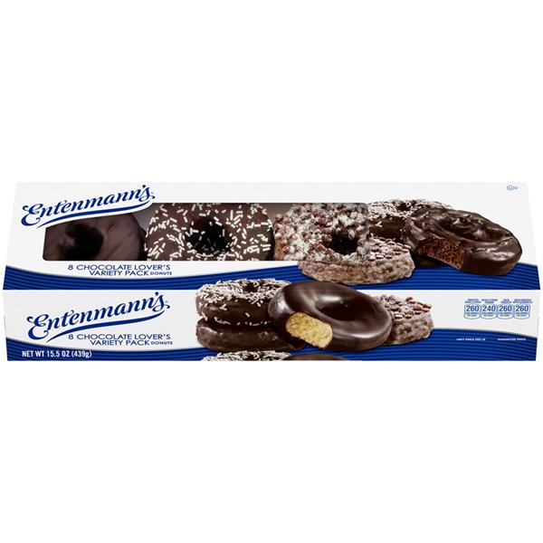 Entenmann's Chocolate Donut Variety Pack 8Ct HyVee Aisles Online