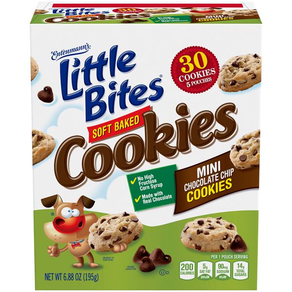 Entenmann's Little Bites Chocolate Chip Cookies 5 Ct | Hy-Vee Aisles ...