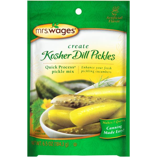 Mrs. Wages Create Kosher Dill Pickles Quick Process Pickle Mix HyVee