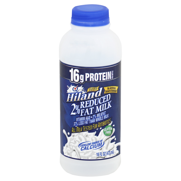 Hiland 2% Reduced Fat Milk Single | Hy-Vee Aisles Online Grocery