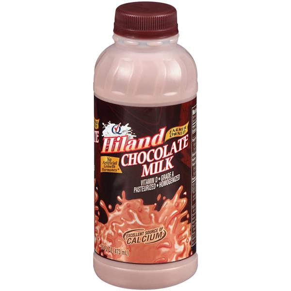 Hiland Vitamin D Chocolate Milk 16 fl. oz. Bottle HyVee Aisles