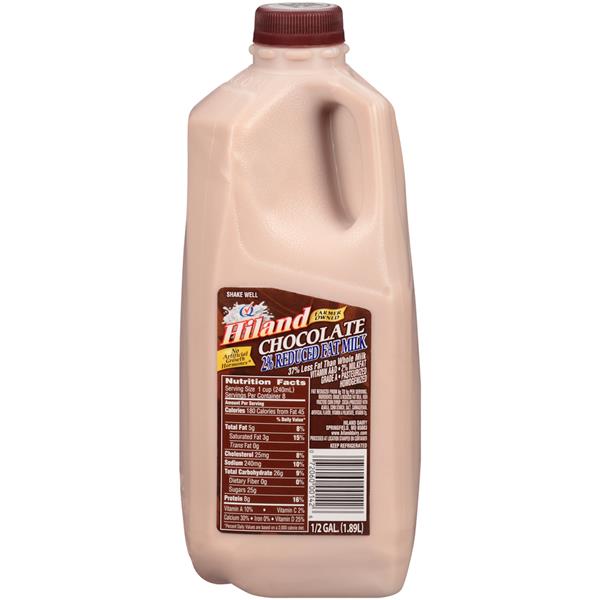 Hiland 2% Reduced Fat Chocolate Milk .5 gal. Jug | Hy-Vee Aisles Online ...