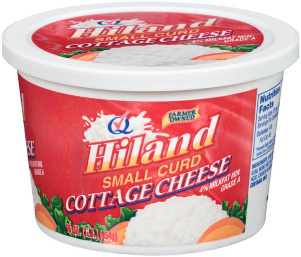 Hiland Small Curd Cottage Cheese 16 oz. Tub HyVee Aisles Online Grocery Shopping