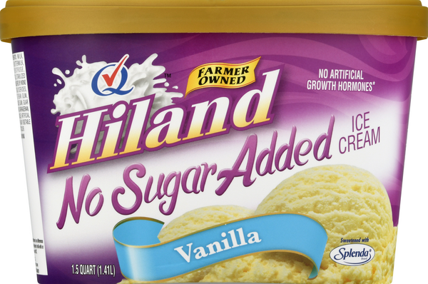 Hiland No Sugar Added Vanilla Ice Cream 1.5 qt | Hy-Vee Aisles