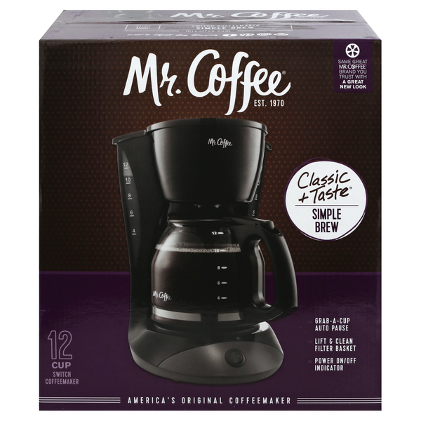 Coffee 12-Cup Coffee Maker Black SK13-RB Mr