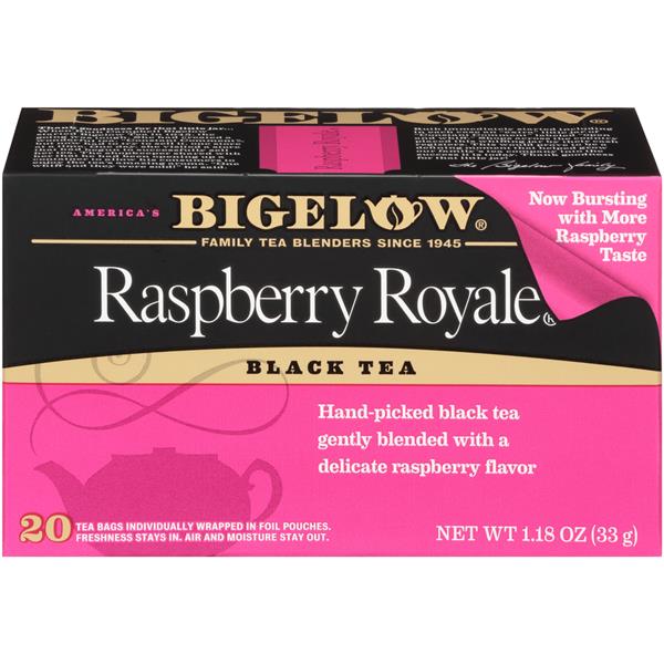 Bigelow Raspberry Royale Black Tea 20Ct Bags | Hy-Vee ...