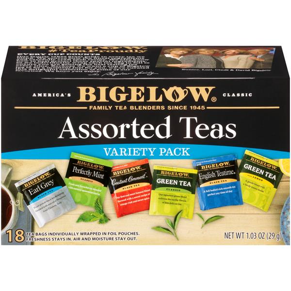 Bigelow Assorted Teas Variety Pack 18Ct Bags HyVee Aisles Online