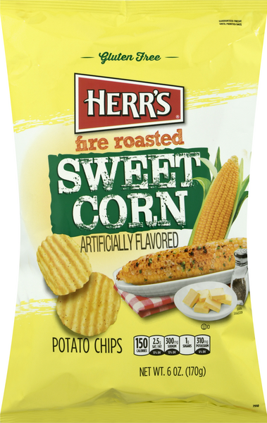 herr's fire roasted sweet corn potato chips