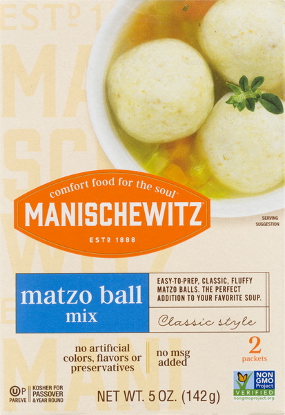 Manischewitz Matzo Ball Mix, Classic Style | Hy-Vee Aisles Online ...