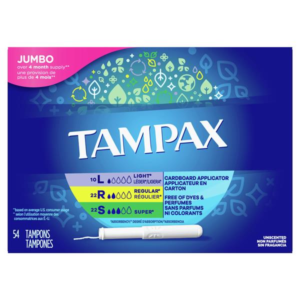 Tampax Cardboard Applicator, Multipax Tampons HyVee Aisles Online