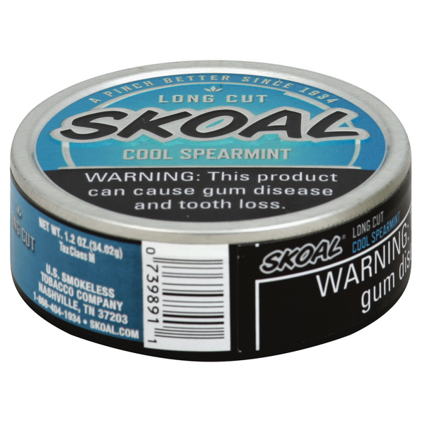 Skoal Tobacco, Cool Spearmint, Long Cut
