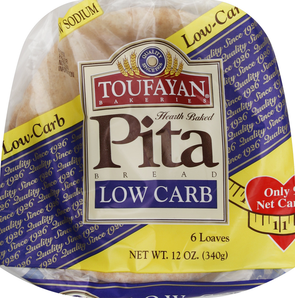 Toufayan Bakeries Pita Bread Low Carb 6 Loaves HyVee Aisles Online