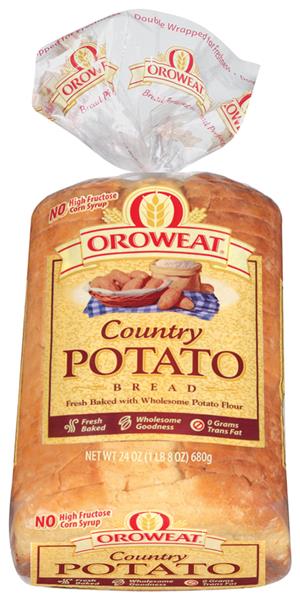 Oroweat Country Potato Bread 24 Oz Bag | Hy-Vee Aisles Online Grocery ...