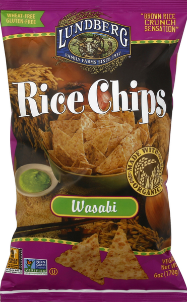 Wasabi Rice Chiops Lundberg Wasabi Rice Chips | Hy-Vee Aisles Online Grocery Shopping