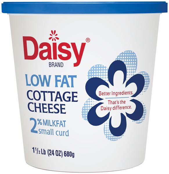 Daisy Brand Low Fat 2% Milkfat Small Curd Cottage Cheese | Hy-Vee ...