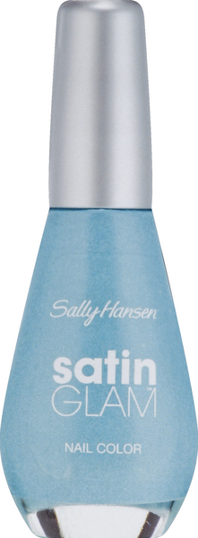 SALLY HANSEN Satin Glam Nagellack – Teal Tulle, Schimmernd-mattes Finish, 10 Ml