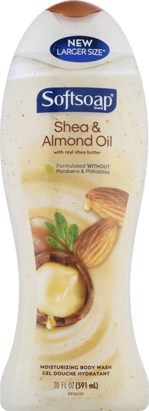 softsoap body wash shea & almond oil