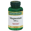 Nature's Bounty Magnesium, 500 Mg, Coated Tablets