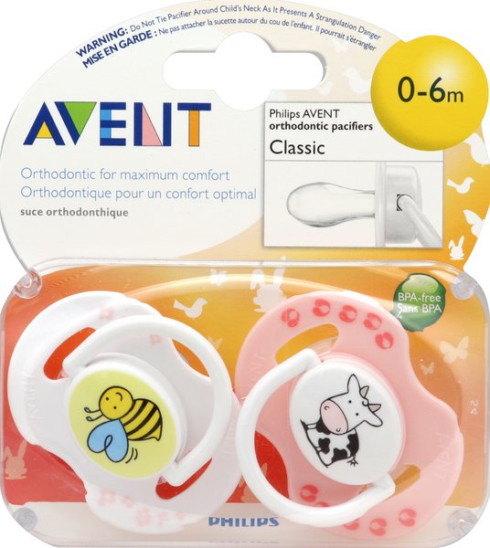 Avent Fashion Infant Pacifier 06M 2Ct HyVee Aisles Online Grocery