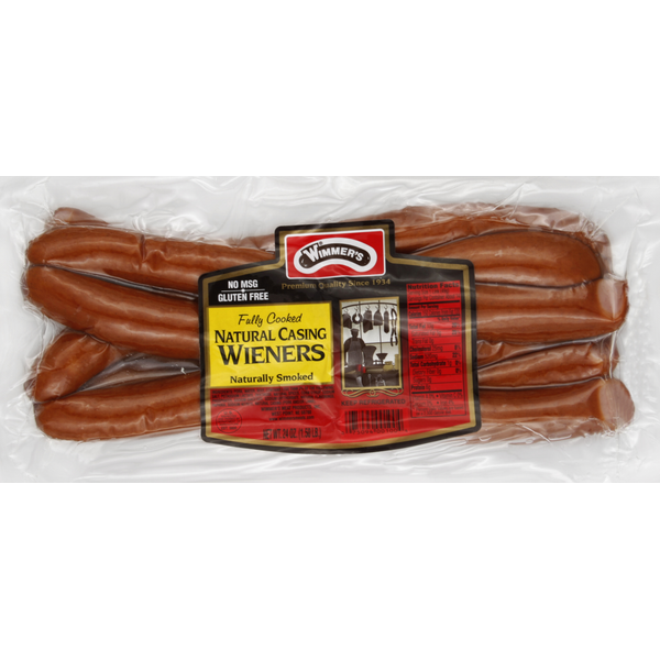 Wimmers natural 2025 casing wieners