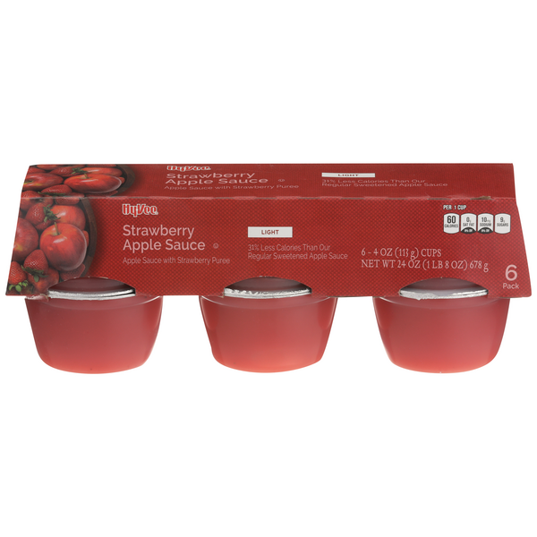 That's Smart! Strawberry Apple Sauce 6-4 oz Containers