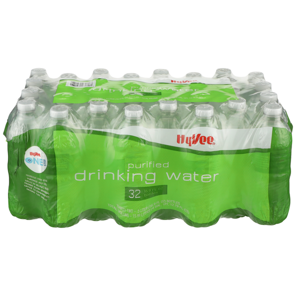 Hy-Vee Purified Drinking Water 32 Pack  Hy-Vee Aisles Online Grocery  Shopping