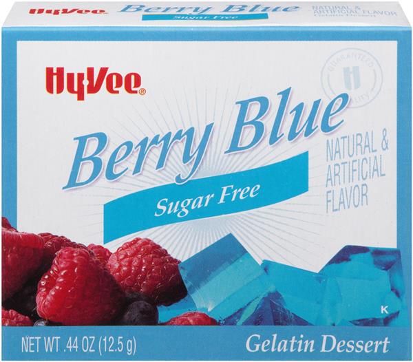 HyVee Sugar Free Berry Blue Gelatin Dessert HyVee Aisles Online