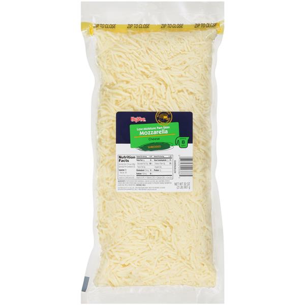 shredded part skim mozzarella cheese