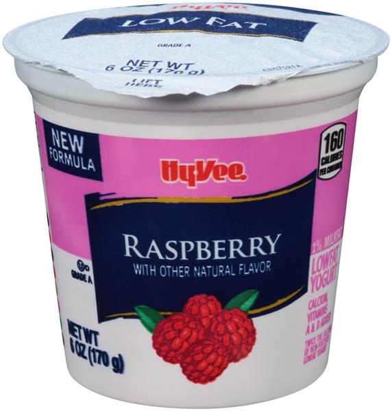 Hy-Vee Raspberry Lowfat Yogurt | Hy-Vee Aisles Online Grocery Shopping