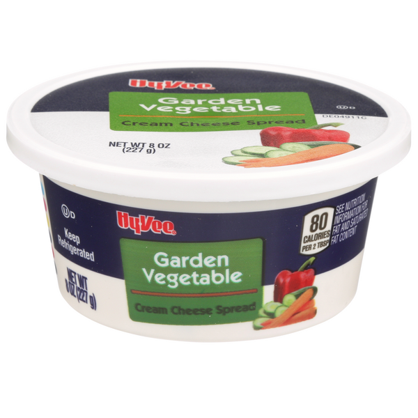 garden vegetable cream cheese nutrition