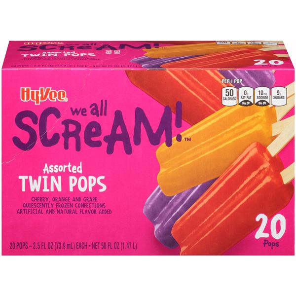 HyVee Assorted Twin Pops 202.5 Fl Oz HyVee Aisles Online Grocery