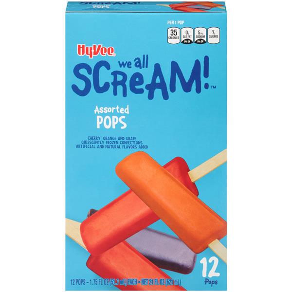 HyVee Assorted Pops 12Pk HyVee Aisles Online Grocery Shopping