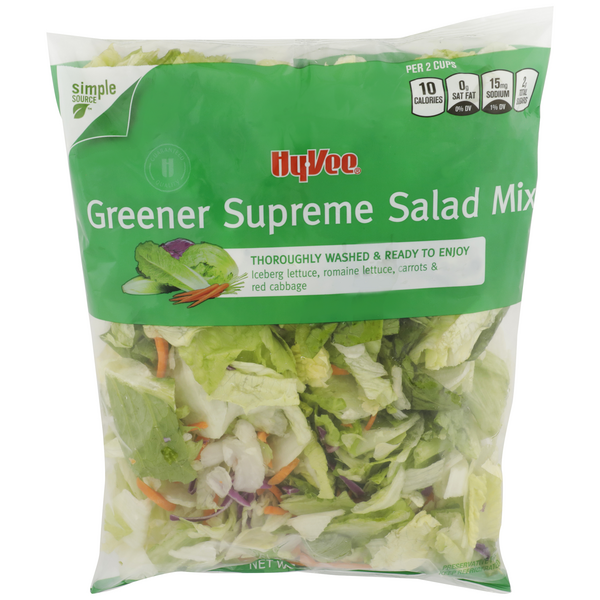 HyVee Greener Supreme Blend Salad Mix HyVee Aisles Online Grocery
