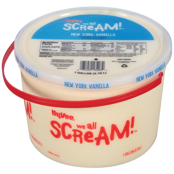 HyVee We All Scream! New York Vanilla Ice Cream HyVee Aisles Online