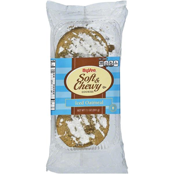 HyVee Soft & Chewy Iced Oatmeal Cookies HyVee Aisles Online Grocery
