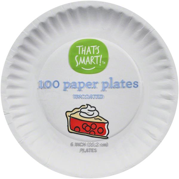That's Smart! 6 Inch Paper Plates HyVee Aisles Online Grocery Shopping